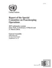 Report Of The Special Committee On Peacekeeping Operations And Its Working Group