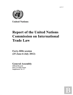 Bertrand.pt - Report Of The United Nations Commission On International Trade Law