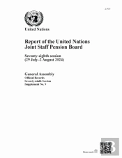 Report Of The United Nations Joint Staff Pension Board