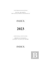 Reports Of Judgments, Advisory Opinions And Orders: Index 2023