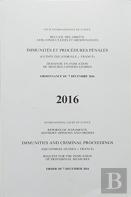 Reports Of Judgments, Advisory Opinions And Orders