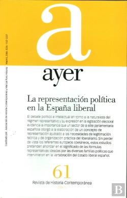 Bertrand.pt - Representación Política En La España Liberal, La