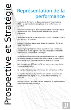 Bertrand.pt - Representation De La Performance. Prospective Et Strategie