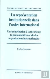 Representation Institutionnelle Dans L'Ordre International