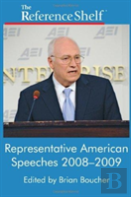 Representative American Speeches, 2008 2009