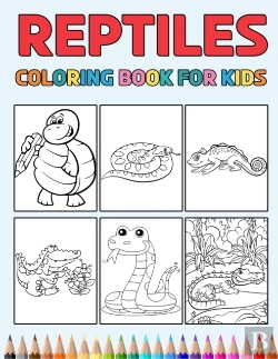 Bertrand.pt - Reptiles Coloring Book For Kids