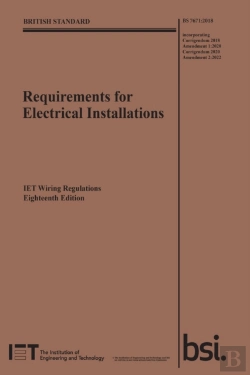 Bertrand.pt - Requirements For Electrical Installations, Iet Wiring Regulations, Eighteenth Edition, Bs 7671:2018+A2:2022