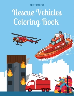 Bertrand.pt - Rescue Vehicles Coloring Book For Toddlers