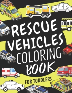 Bertrand.pt - Rescue Vehicles Coloring Book For Toddlers