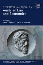 Research Handbook On Austrian Law And Economics