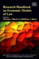 Research Handbook On Economic Models Of Law