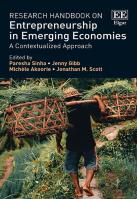 Research Handbook On Entrepreneurship In Emerging Economies - A Contextualized Approach