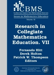 Research In Collegiate Mathematics Education Vii