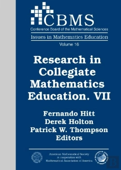Bertrand.pt - Research In Collegiate Mathematics Education Vii
