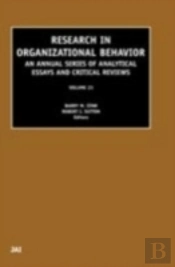 Research In Organizational Behavior