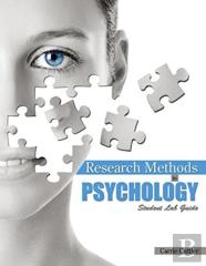 Research Methods In Psychology: Student Lab Guide