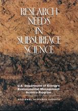 Research Needs In Subsurface Science