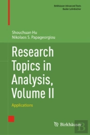 Research Topics In Analysis, Volume Ii