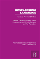 Researching Language