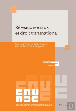 Bertrand.pt - Réseaux Sociaux Et Droit Transnational