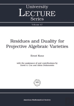 Bertrand.pt - Residues And Duality For Projective Algebraic Varieties