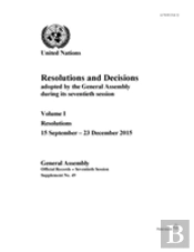 Resolutions And Decisions Adopted By The General Assembly During Its Session