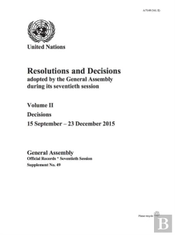 Bertrand.pt - Resolutions And Decisions Adopted By The General Assembly During Its Seventieth Session