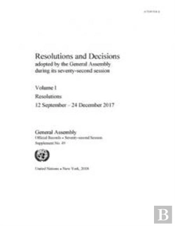 Bertrand.pt - Resolutions And Decisions Adopted By The General Assembly During Its Seventy-Second Session