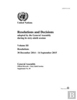 Bertrand.pt - Resolutions And Decisions Adopted By The General Assembly During Its Sixty-Ninth Session