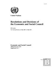 Resolutions And Decisions Of The Economic And Social Council: 2021 Session