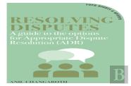 Resolving Disputes