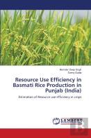 Resource Use Efficiency In Basmati Rice Production In Punjab (India)
