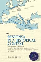 Responsa In A Historical Context