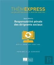 Responsabilite Penale Des Dirigeants Sociaux