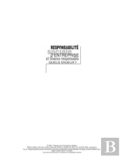 Responsabilite Sociale D Entreprise Et Finance Responsable. Quels Enjeux?