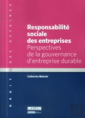 Responsabilité Sociale Des Entreprises ; Perspectives De La Gouvernance D'Entreprise Durable