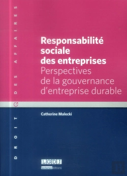 Bertrand.pt - Responsabilité Sociale Des Entreprises ; Perspectives De La Gouvernance D'Entreprise Durable