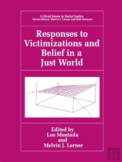 Bertrand.pt - Responses To Victimizations And Belief In A Just World