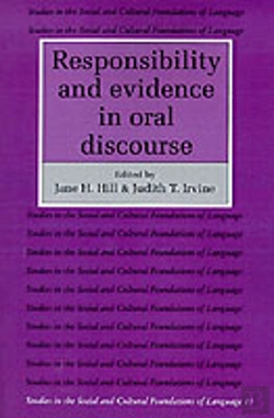 Bertrand.pt - Responsibility And Evidence In Oral Discourse