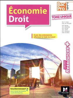 Bertrand.pt - Ressources + ; Économie-Droit ; 2de, 1re, Terminale Bac Pro ; Manuel De L'Élève (Édition 2018)