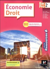 Ressources + ; Économie-Droit ; 2de Bac Pro ; Manuel De L'Élève (Édition 2018)