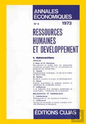 Ressources Humaines Et Développement ; Éducation