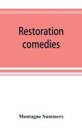 Restoration Comedies