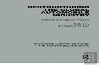 Restructuring The Global Automobile Industry
