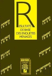 Resultats De Base Des Enquetes Menages Realisees De 1980 A 1985