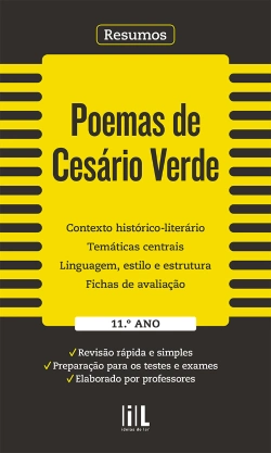 Bertrand.pt - Resumos - Poemas de Cesário Verde - 11.º ano