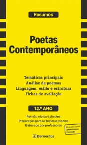 Resumos -  Poetas contemporâneos - 12.º ano