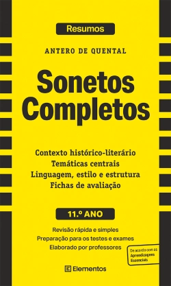 Bertrand.pt - Resumos - Sonetos Completos - Antero de Quental - 11.º Ano