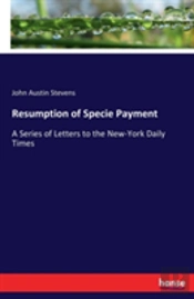 Resumption Of Specie Payment