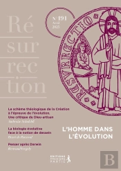 Résurrection No 191 : L'Homme Dans L'Évolution